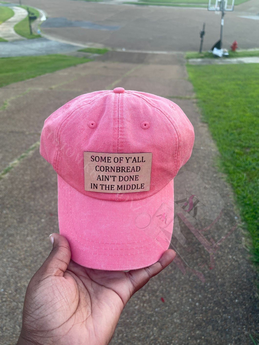 Hat with Engraved Patch