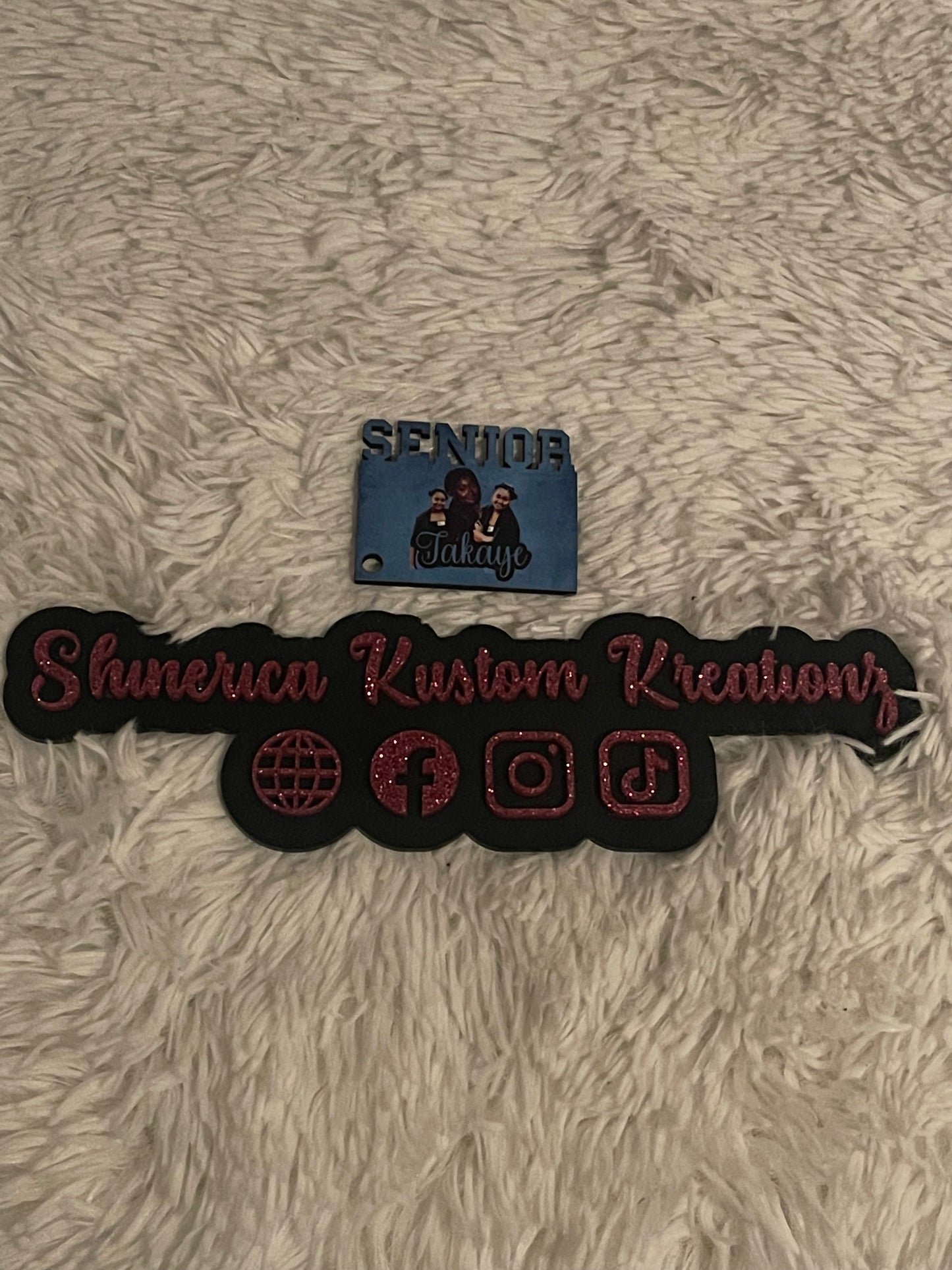 Senior Sublimation Keychain