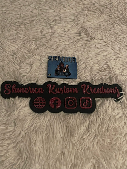 Senior Sublimation Keychain