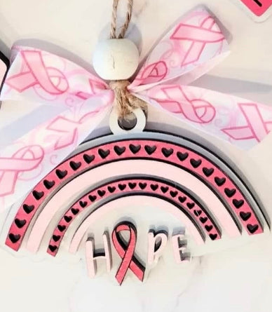 Breast Cancer Awareness Car Charms