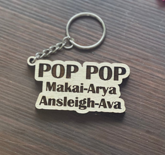 Custom Dad Keychains