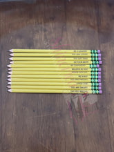 Load image into Gallery viewer, Positive Affirmation Engraved Pencils
