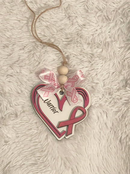 Breast Cancer Awareness Car Charms