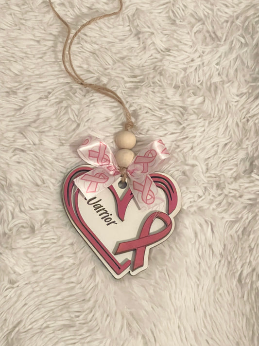 Breast Cancer Awareness Car Charms