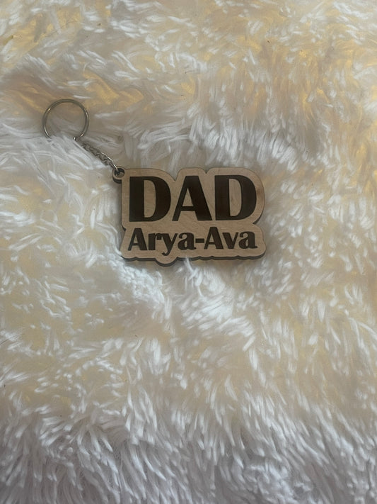 Custom Dad Keychains