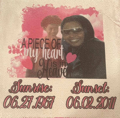 Personalized Sequin Pillow Custom Photo or Message Gift