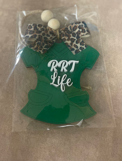 Healthcare Professional Car Charm | Custom Painted Wood Car Charm for Nurses & More